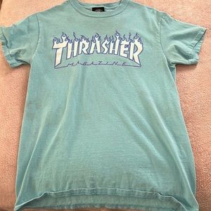 I’m selling a light blue thrasher shirt